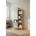 Modalife Mente Çok Bölmeli Kitaplık – Modern Raflı Dolap, Genç & Çocuk Odası