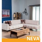 ModaLife Neva Köşe Koltuk Takımı - Krem