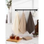 Modalin Ramla SoftLine 4'lü Mutfak Havlu Şal Seti 40x65 cm Pamuk Dokuma Renkli Yumuşak ve Dayanıklı - 40 x 65 cm