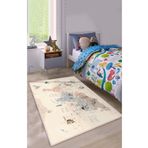 modalive Home Eğitici Dünya Haritalı Çocuk Odası Halısı