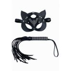 Modalivin Harness Fantezi Deri Maske Kırbaç Set