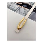 MODAM HİFA Gold V Tokalı Kadın Kemer Pantolon Kemeri Elbise Kemeri Gömlek Kemeri Ceket Kemeri ince Kemer