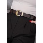 MODAM HİFA Oval Antik Tokalı Vintage Tarzı Kadın Kemer Pantolon Kemeri Elbise Kemeri Gömlek Kemeri
