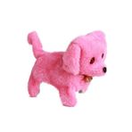 modam saat Pembe Peluş Sesli Havlayan Yürüyen Pilli Oyuncak Köpek