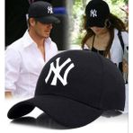 Modamarka-Shop Ny New York Unisex Hiphop Şapka Siyah Spor Kep