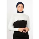 Modamelita Tesettür boyunluklu kolluk bolero crop