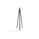 Modamonline Lambader Ayağı Tripod Ayak Ahşap Abajur Ayağı Üçlü Ahşap Ayak Tesisat Dahil Kahverengi 1660