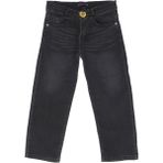 Modanino Erkek Çocuk Esnek Belli Likralı Geniş Kesim Jean Pantolon 13-17 Yaş 12367 - Siyah - 13 - 14 Yaş