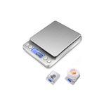 modanlı Dijital Hassas Elektronik Taşınabilir Cep Terazi Tartı 500gr 0.01gr Terazisi