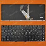 Modanom Acer Aspire ile uyumlu V5-431 Klavye Işıklı Türkçe Siyah