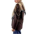 Modaonna Leopar desen saten fular