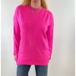 Modaonna Şeker Pembe Oversize Yumoş Kazak - Standart - 01P-Pembe