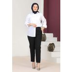 modapinhan Havuç Model Tesettür Pantolon SİYAH