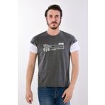 Modaplaza 1097 Antrasit Bisiklet Yaka Erkek T-shirt
