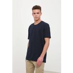 Modaplaza 1202EY02002 Bisiklet Yaka Lacivert Erkek T-shirt