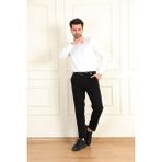 Modaplaza Erkek Klasik Gabardin Pantolon - 50 - Siyah