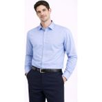 Modaplaza Erkek Slimfit Uzun Kol Gömlek - 2XL - Buz Mavisi