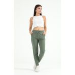 Modaplaza Kadın Paçası Zımbalı Eşofman Alt 3004 - 2XL - Çağla