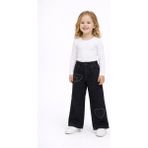 Modaplaza Kız Çocuk Inci Yıldız Nakışlı Pantolon - Füme - 9 Yaş