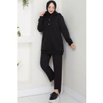 modapodyum Esila Tesettür Sweat Siyah
