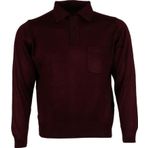 Modarar Erkek Bordo Kazak Polo Yaka Yünlü Klasik Normal Kesim RAR00653