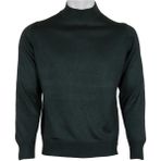 Modarar Erkek Yeşil Kazak Yarım Balıkçı Yünlü Klasik Normal Kesim RAR00793 - 2XL