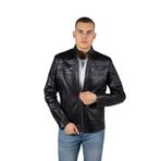 modarz Erkek Deri Mont 2125-sy SİYAH XS modarzNM1057