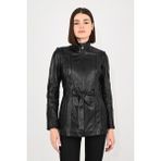 Modarz Kadın Deri Mont 920UZN - Siyah - 2XL