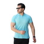 ModaSize(13216) Erkek Kısa Kollu Yakalı Tişört-M-