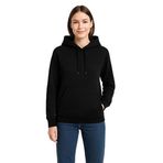ModaSize(15378) Üç Iplik Kapüşonlu Kanguru Çepli Sweatshirt Hoodie - Siyah-M-