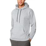 ModaSize(19625) Erkek Uzun Kol Kapşonlu Basic Sweatshirt Hoodie - Gri-L-