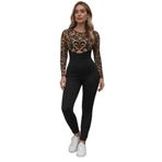 ModaSize(6376) Kadın Siyah Krep Kumaş Pantolon-S-
