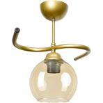 Modavize Fuji Salon - Mutfak - Yatak Odası - Hol - Eskitme Renk Bal Camlı Tekli Avize - Sarı - 1