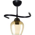 Modavize Fuji Salon - Mutfak - Yatak Odası - Hol - Renk Camlı Tekli Avize - Gold - Siyah - 1