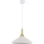Modavize Hayat Modern Tasarım Salon Mutfak Yatak Odası Cafe Renkli Metal Tekli Avize ( Çap 35 cm ) - Gold - 1