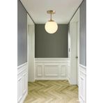 Modavize Mini modern Salon - Mutfak - Yatak Odası glop camlı gold eskitme tekli tavan plofonyer avize eskitme 20