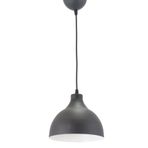 Modavize RİMA MODERN Salon - Mutfak - Cafe METAL SIVAMA RENKLİ TEKLİ SARKIT AVİZE (ÇAP 20CM) SİYAH 100 x 18