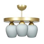 Modavize Salon - Mutfak - Yatak Odası Modern Gold 3lüAvize Gold 3'lü