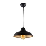 Modavize SİNYOR MODERN METAL Salon - Mutfak - Cafe CAFE-MUTFAK TEKLİ SARKIT AVİZE SİYAHGOLD 25 x 90