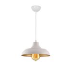 Modavize SİNYOR MODERN METAL Salon - Mutfak - Cafe SIVAMA TEKLİ SARKIT AVİZE BEYAZGOLD 25 x 90
