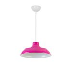 Modavize SİNYOR MODERN METAL Salon - Mutfak - Cafe SIVAMA TEKLİ SARKIT AVİZE FUŞYABEYAZ 25 x 90