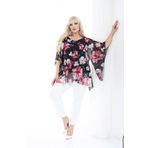 modayız Büyük Beden Desenli Bluz 21C-2685