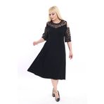 modayız Büyük Beden Rahat Abiye Elbise 17D-2381