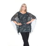modayız Büyük Beden Sim ve Kol Detaylı Akışkan Bluz 44C-2695