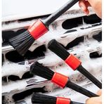 MODDESTORE Araç temizleme fırçası, otomobil temizleme fırçası seti, araba detay fırçası (5'li paket), tekerleklerin, motorların, iç mekanların, amblemlerin, iç ve dış mekanların fırçası.