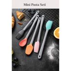 Mode Cool 5 Parça Silikon Spatula Seti Pasta Kek Mutfak Gereçleri