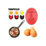 Mode Cool Dublör Isıya Duyarlı Yumurta Zamanlayıcı Rafadan, Kayısı ve Katı Haşlama İçin Pratik Egg Timer 1 Ad