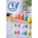 Mode Cool Mini Başparmak Kablo Tutucu – Yapışkanlı Duvar Düzenleyici (1 adet)