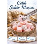Mode Cool Paslanmaz Çelik Şeker Maşası – Küp Şeker, Lokum ve Buz Servisi İçin Dayanıklı, Hijyenik ve Şık