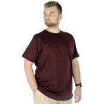 Mode XL 20031 Bordo Bisiklet Yaka Basic Erkek T-shirt